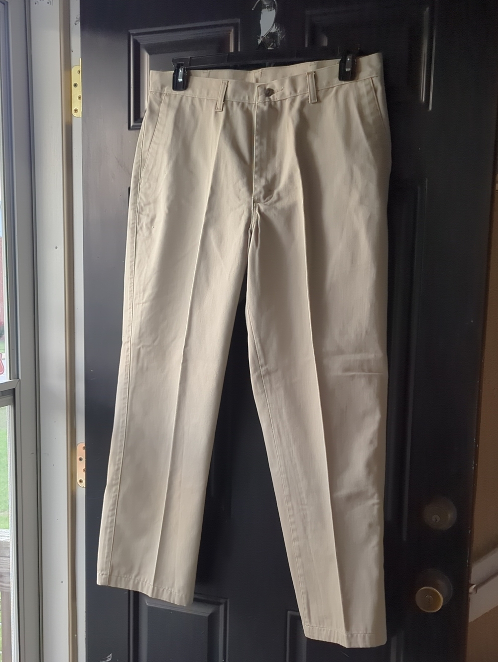 Lee Men's Beige/Tan Straight Leg Chinos 35 X 28 Actual Measurements